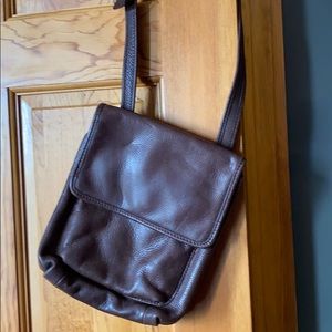 Fossil crossbody bag brown leather